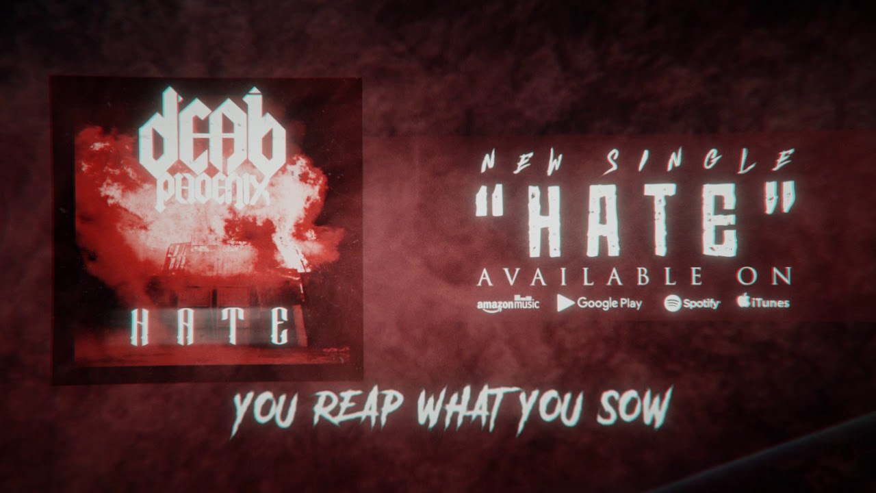 Dead Phoenix - Hate (Official Audio Visualizer w/ Lyrics)