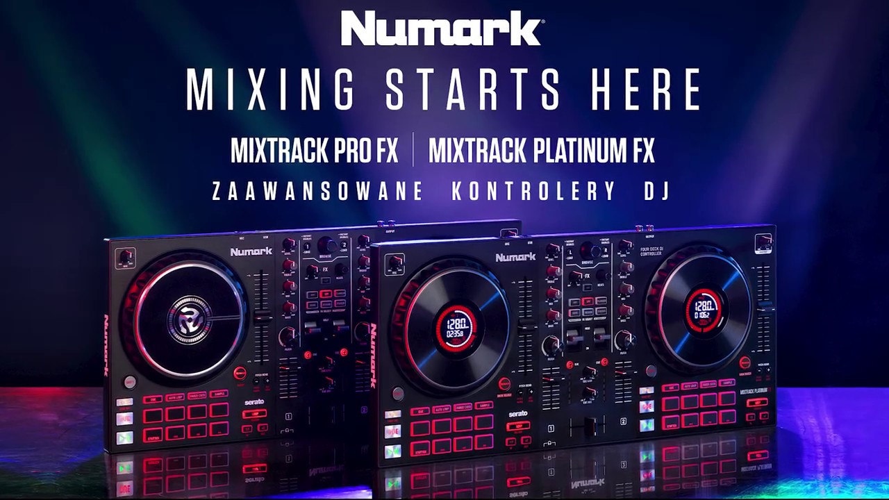 Pierwsze wrażenia Numark Mixtrack FX nowe kontrolery DJ Mixtrack Pro FX i Platinum FX@NumarkVideo