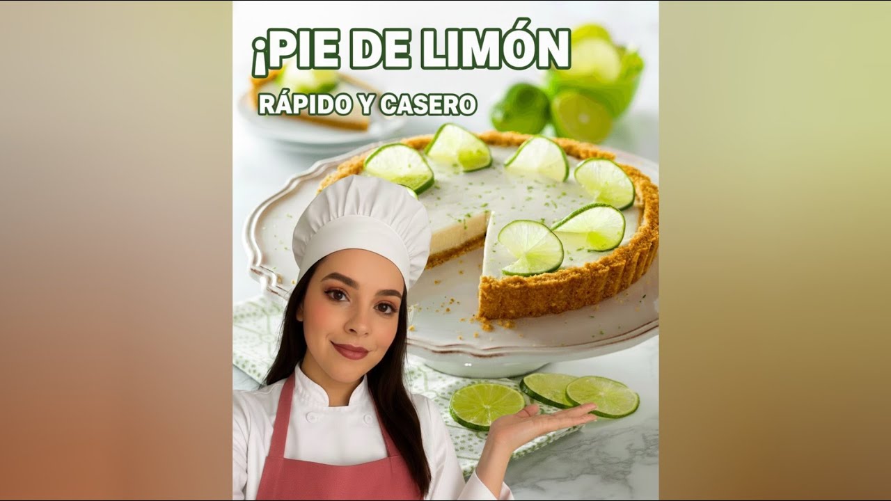 PIE DE LIMON| Receta Casera Rápida y Fácil. Aprende Recetas desde casa.