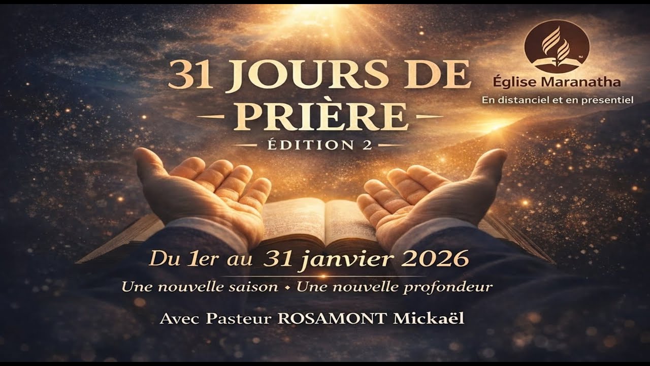 31 jours de prière avec Pst ROSAMONT - JOUR 28