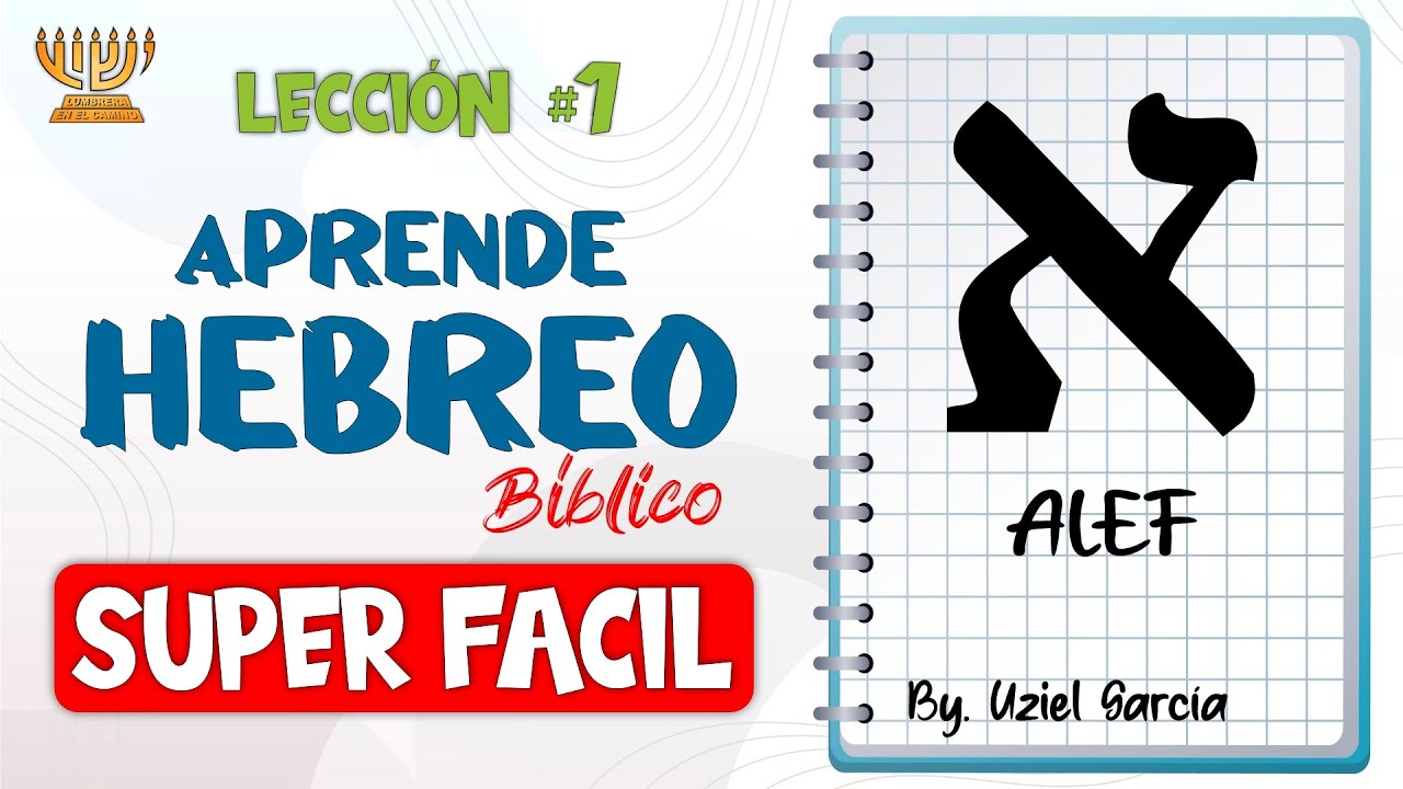 APRENDE HEBREO - SUPER FÁCIL Y EN VIVO!!!  # 1