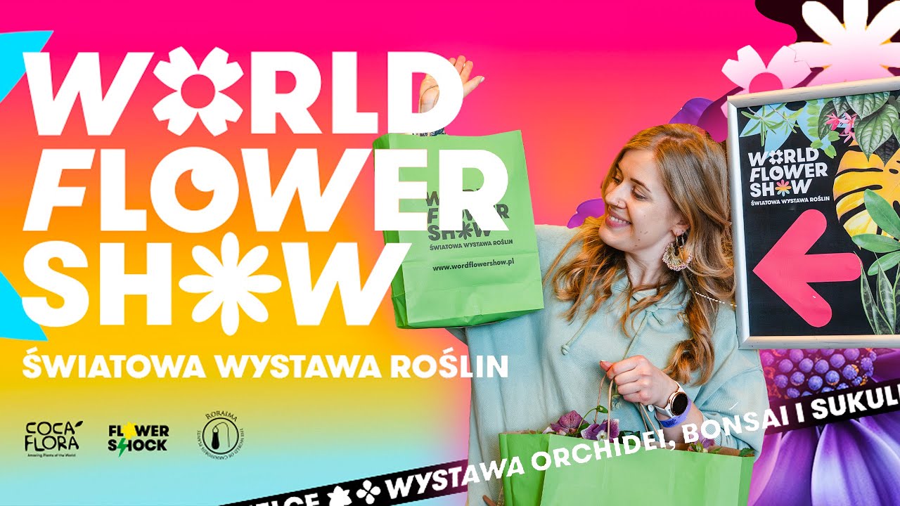 Roślinne targi - kilkaset roślin i zielone kompozycje | Flower Show | Coca Flora | Warszawa