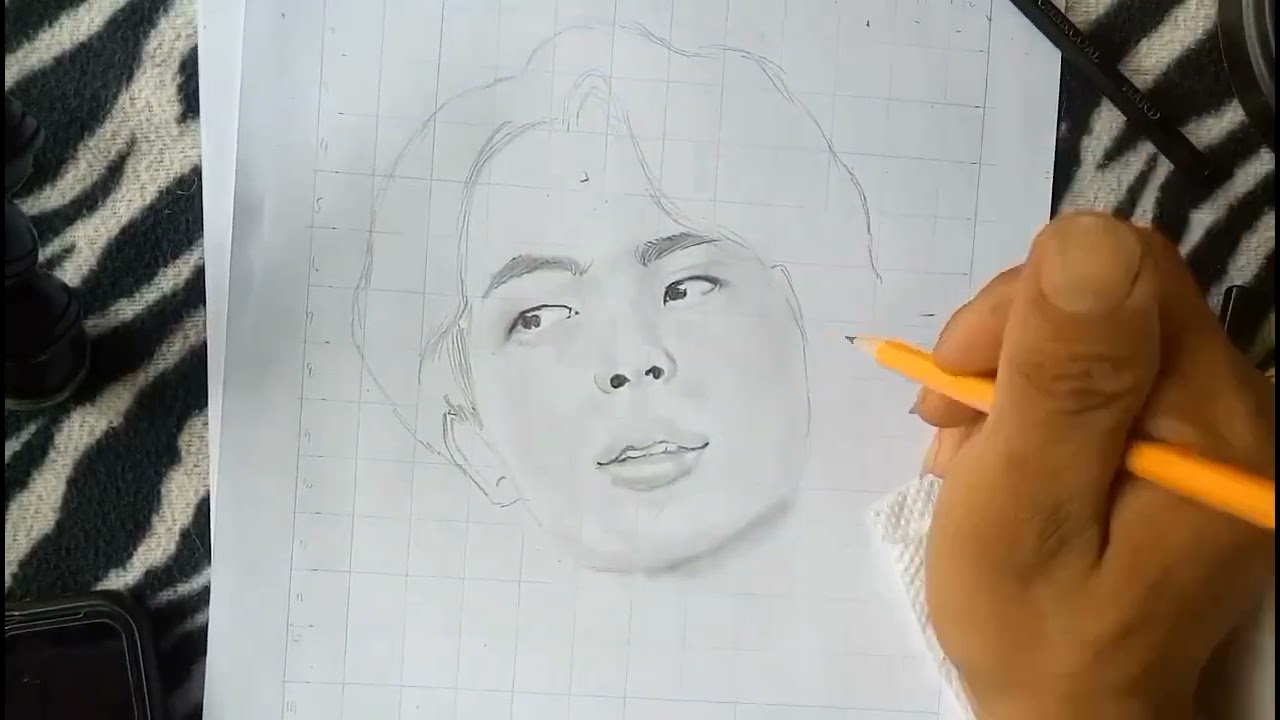 draw jin /BTS 김 셕진 (방탄 선년단) | JakeTV.