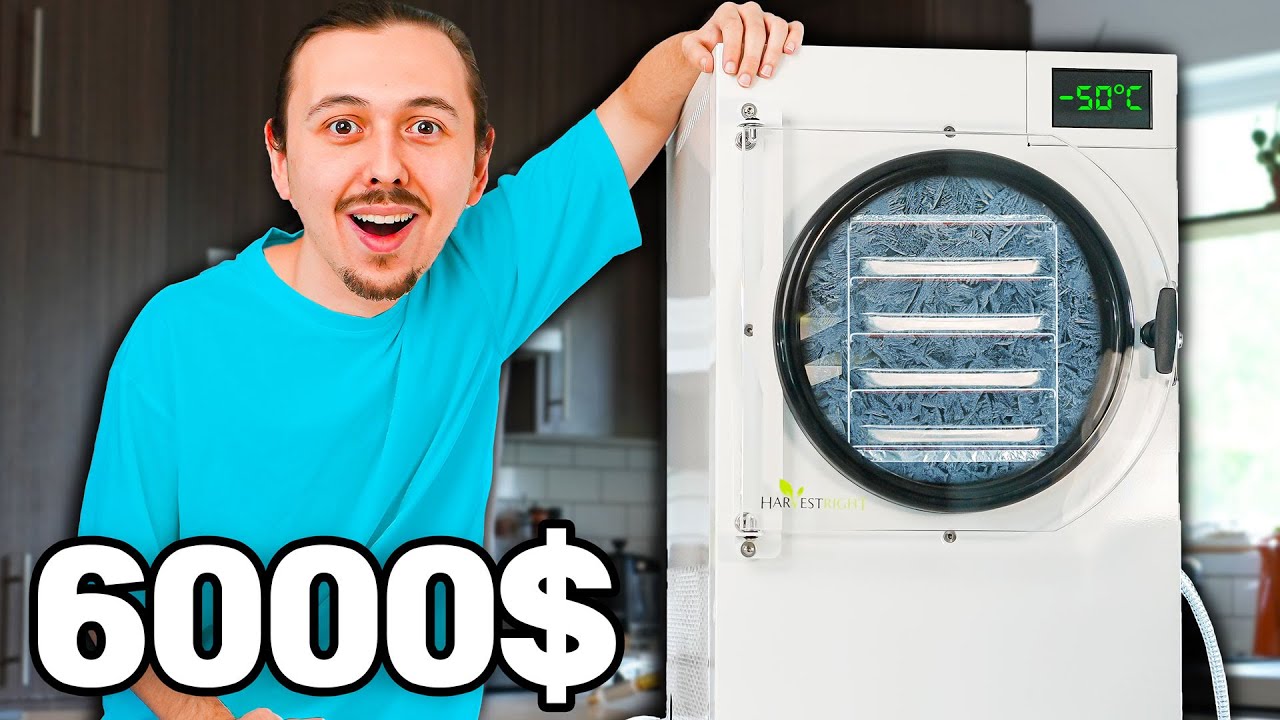 Je teste une machine &agrave; Lyophiliser &agrave; 6000$