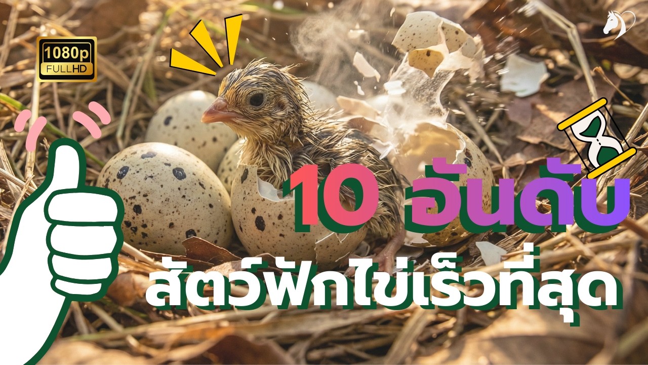 10 อันดับ สัตว์ที่ฟักไข่ได้เร็วที่สุดในโลก ไข่เช้า เย็นฟัก!