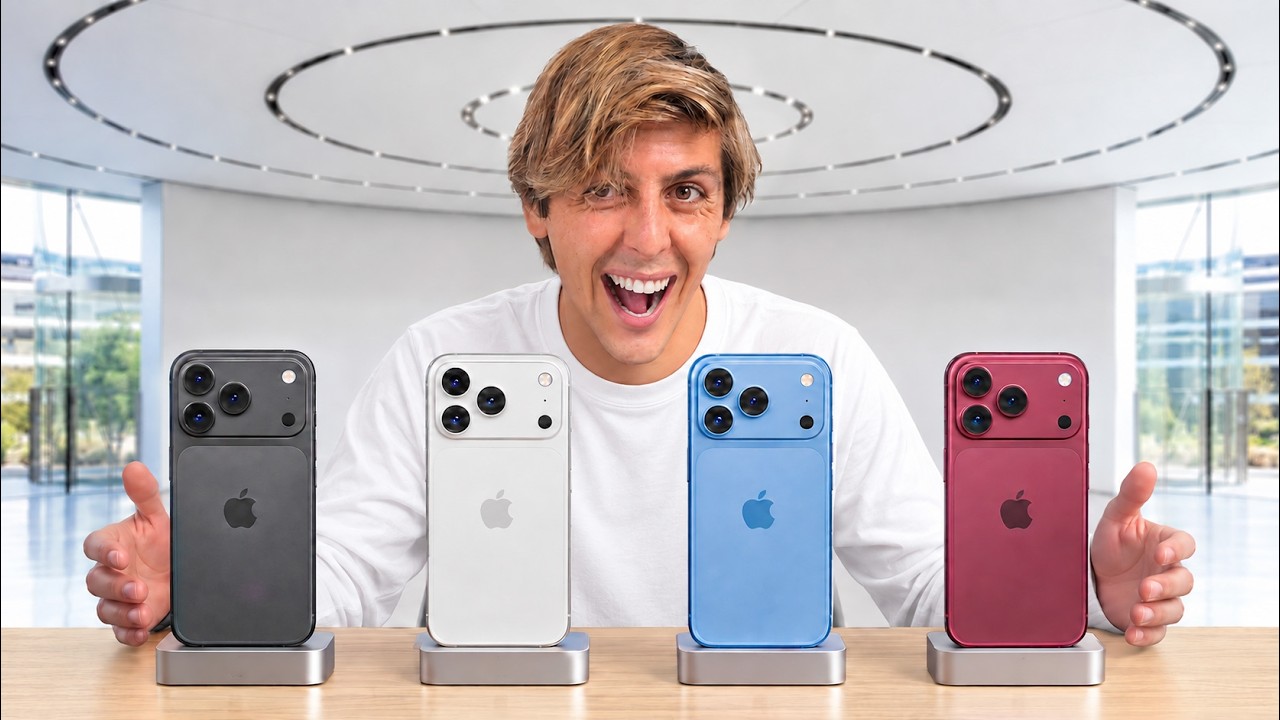 iPhone 18 Pro Hands-On: All New Colors Compared