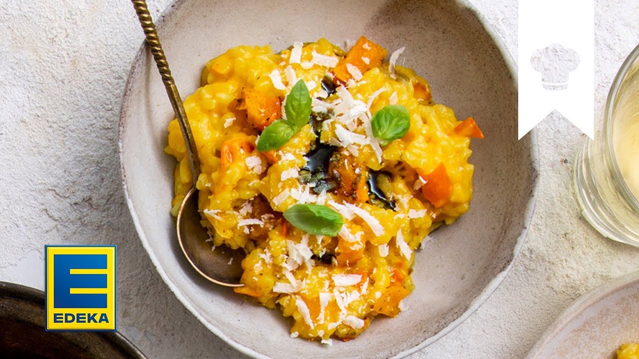 Kürbisrisotto Rezept I Herbstliches Risotto mit Hokkaido-Kürbis und Parmesan I EDEKA