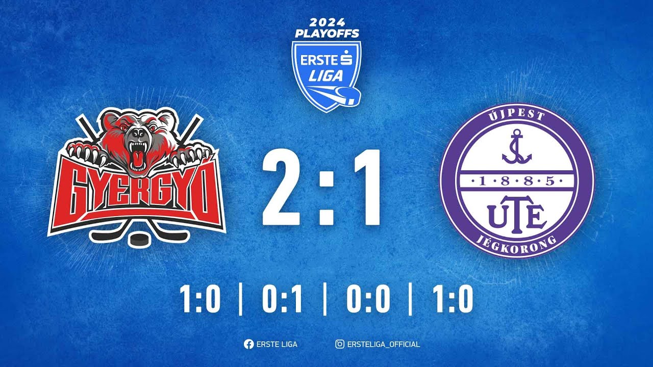 Gólösszefoglaló - EL 235 - Gyergyói Hoki Klub - UTE 2-1 20240308