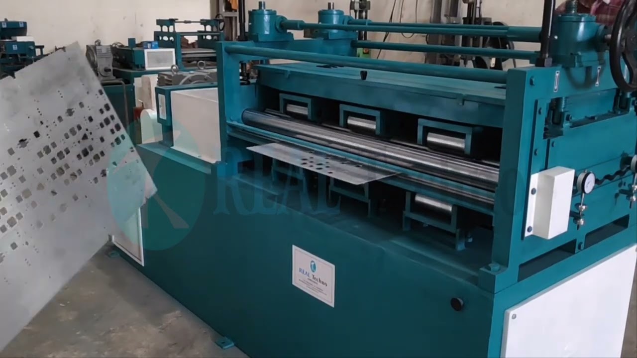 4HI PERFORATED SHEET LEVELING MACHINE
