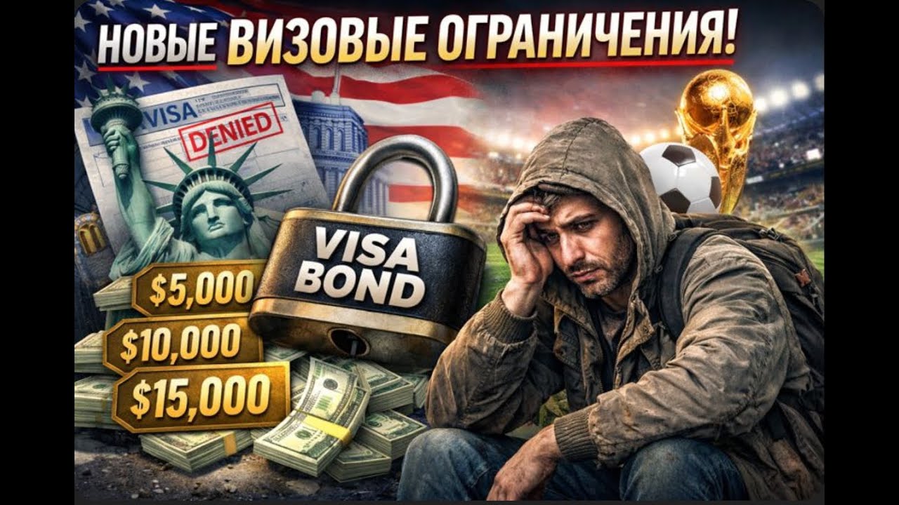 США вводит визовый залог. И причём здесь футбол...