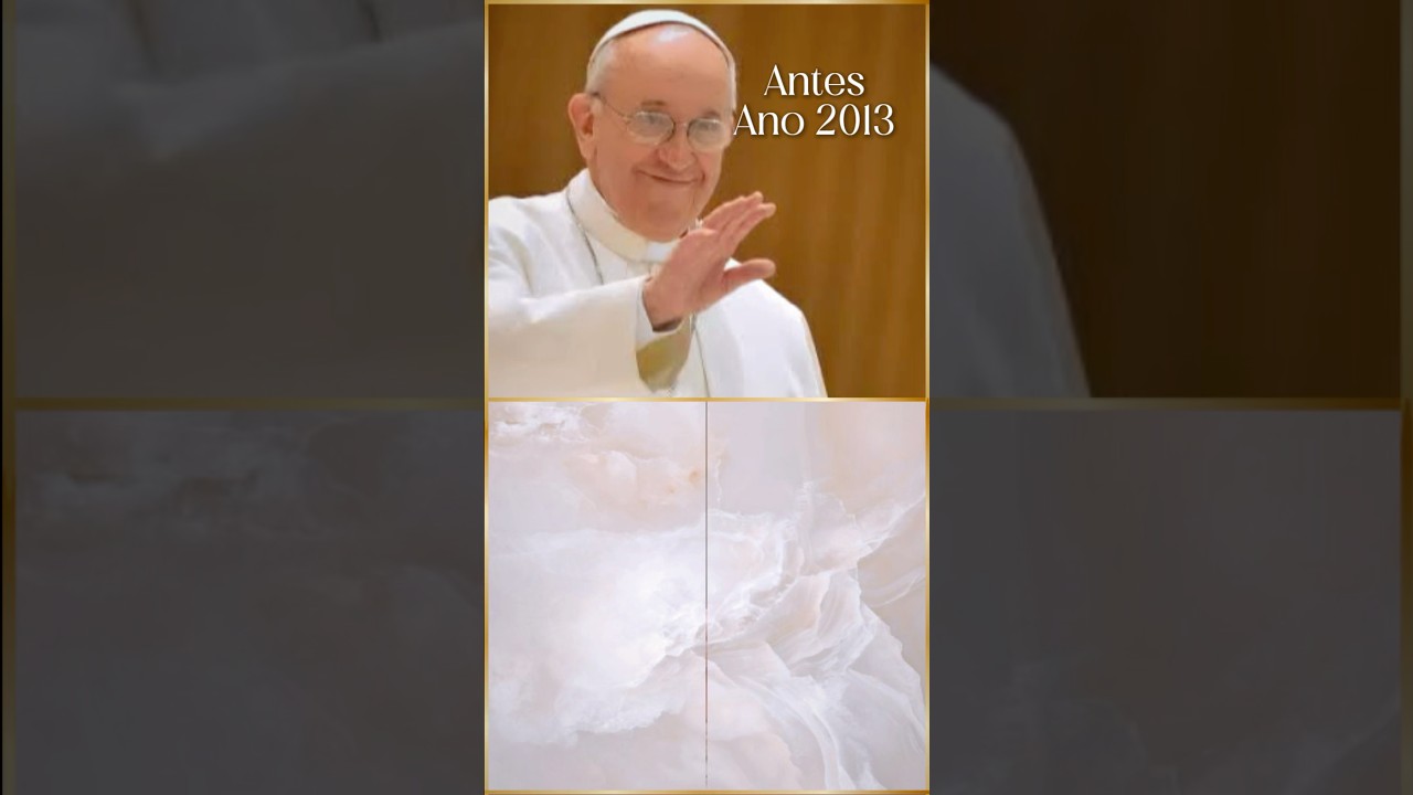 Papa Francisco est&aacute; doente-Antes e depois #papafrancisco #antesedepois #catolicos #vaticano #padres