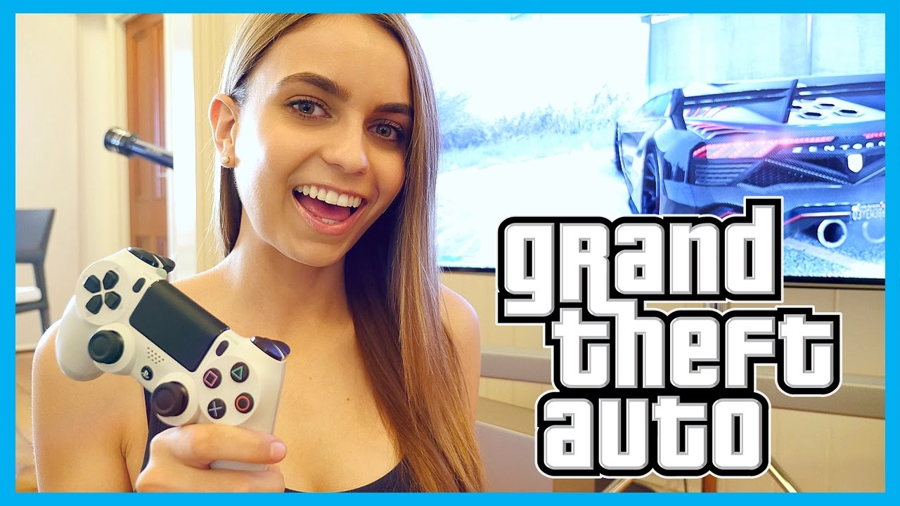 Girlfriend Plays GRAND THEFT AUTO - SHE'S SAVAGE!!