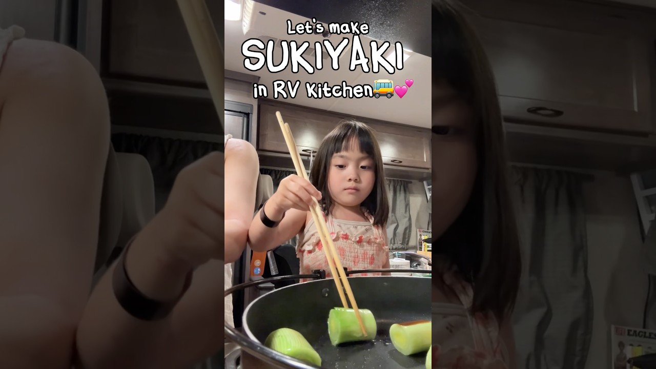 Let&rsquo;s Make Sukiyaki in the RV Kitchen