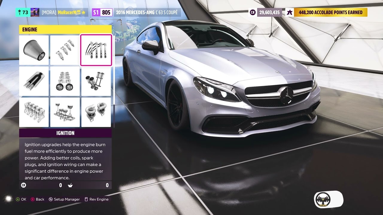 How to tune Mercedes amg c 63 in forza horizon 5 for drift