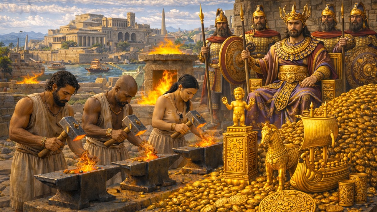 Inside the Ancient Carthaginian Gold Factory | How Hannibal’s Empire Made Gold (Full Process)