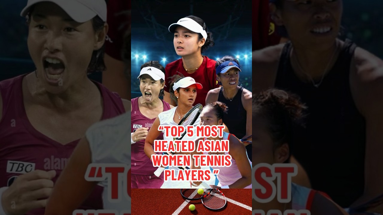 Top 5 Most Heated Asian Women Tennis Players 🔥 | Fiery Queens of the Court #youtubeshorts #alexeala
