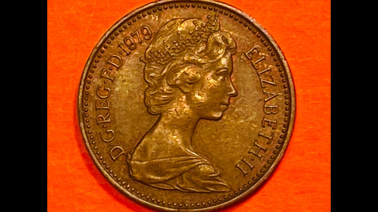 1 New Penny Coin UK 1979 - United Kingdom Coin World - DC Coin World Joint Video - QEII 2nd Portrait