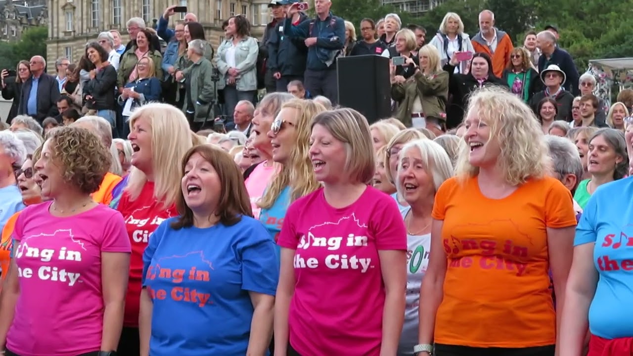 Sing In The City Scottish Medley Edinburgh Fringe Festival