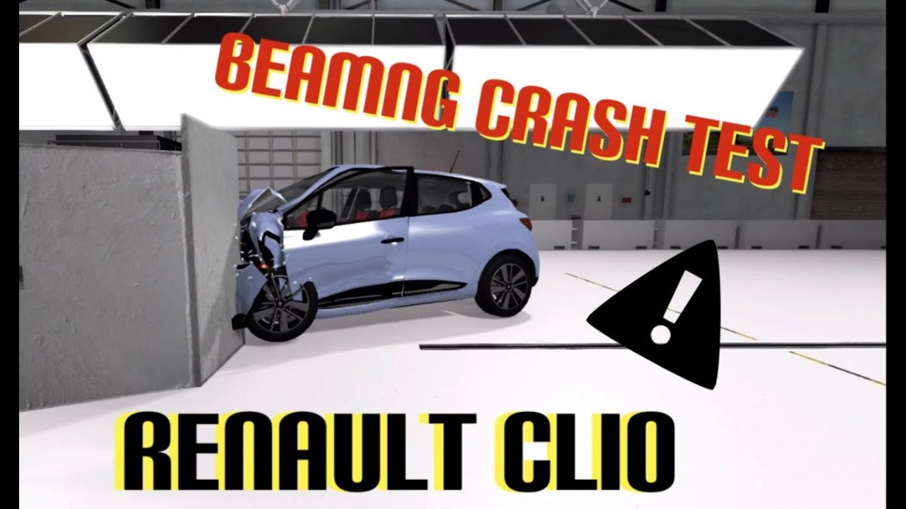 Renault Clio Crash Test #8 (BeamNG.Drive Mod)