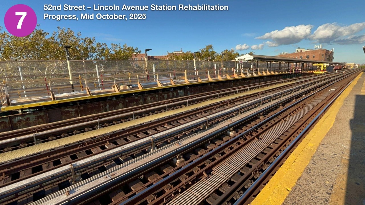 52nd Street Staton Rehabilitation Update Oct, 2025 Flushing Line Improvement Project