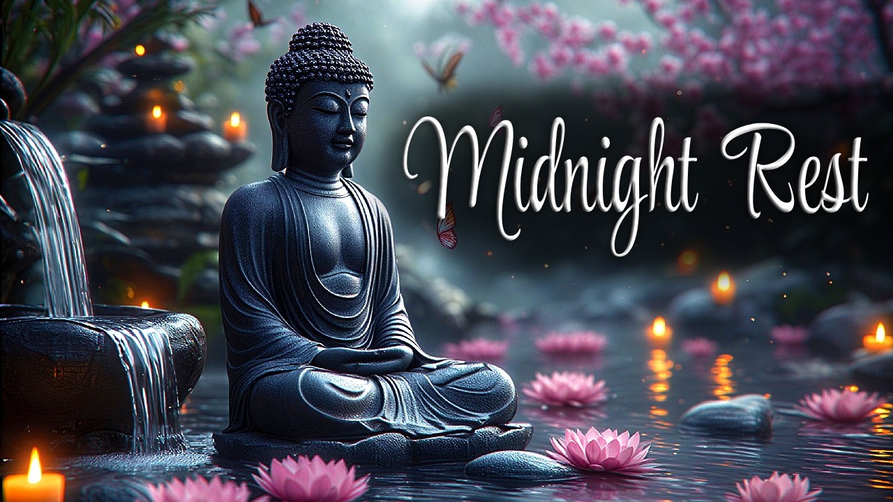 Midnight Tranquility Buddha Music 🌙 | Deep Sleep & Silent Mind
