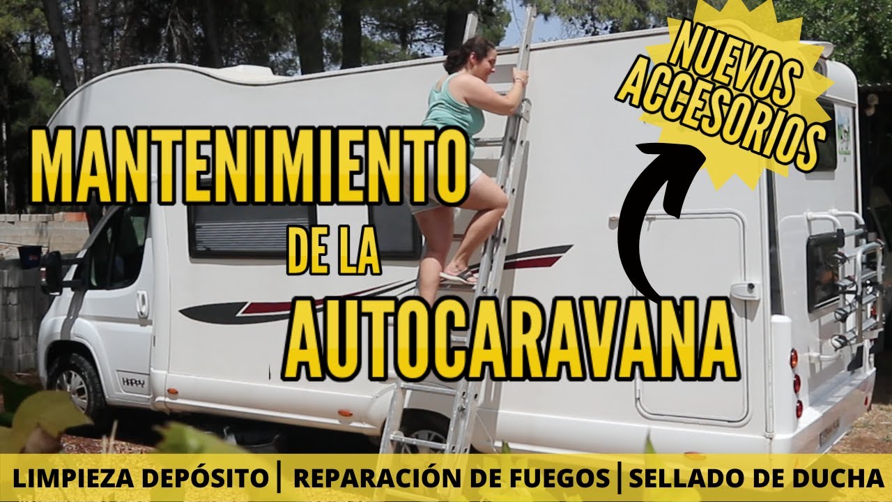 MANTENIMIENTO y REPARACIONES 🛠  AUTOCARAVANA 🚍 Reparación de escalera, limpieza de depósito