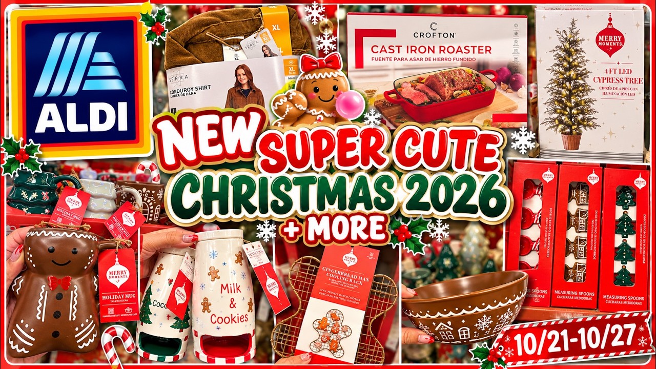 РОЖДЕСТВО В ALDI 2026 🎄 НОВИНКИ И МИЛЫЕ НАХОДКИ + ЕЩЕ БОЛЬШЕ! | 21.10&ndash;27.10