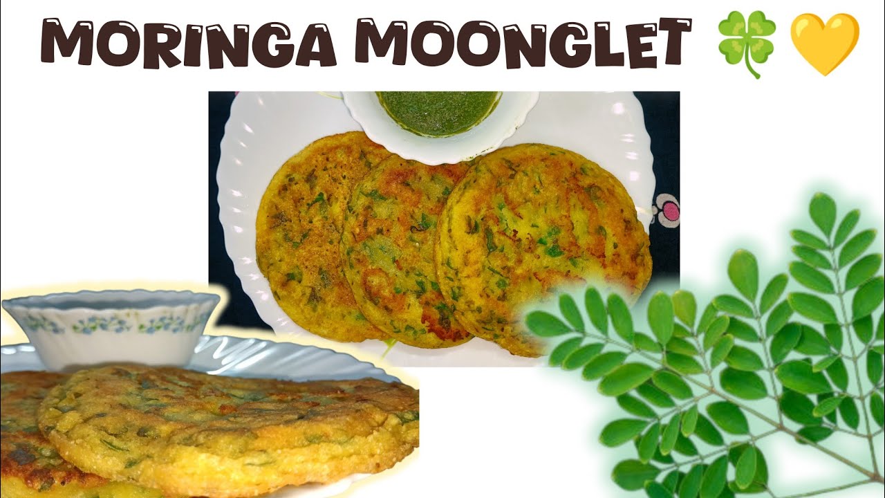 మునగాకు తో హెల్త్య్ బ్రేక్ఫాస్ట్ 🍀🫓| Protein-Rich Breakfast Recipe| Healthy మొరింగా మూంగ్లెట్ | 