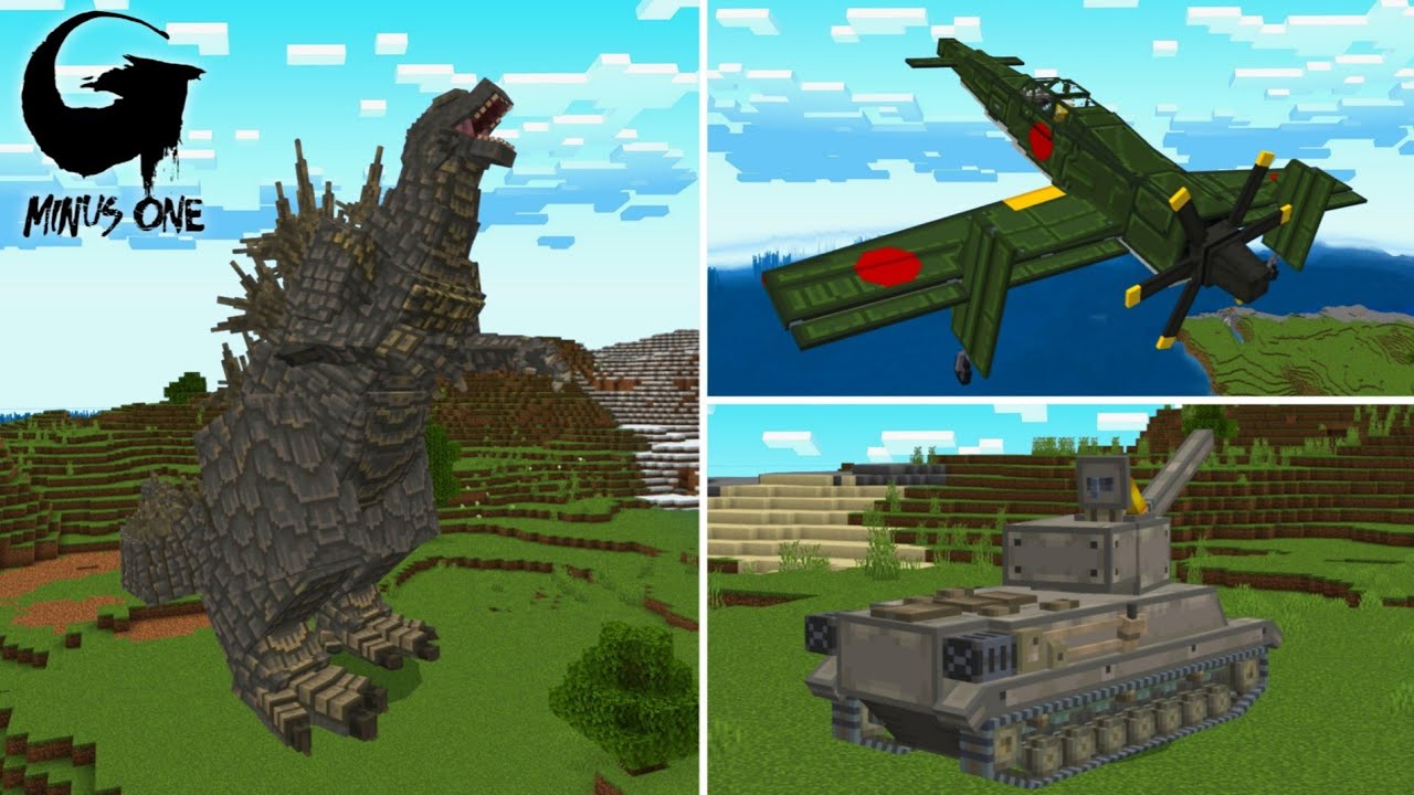 ADDON GODZILLA MINUS ONE DI MCPE !! FIX INI MIRIP SEPERTI DI FILM !!