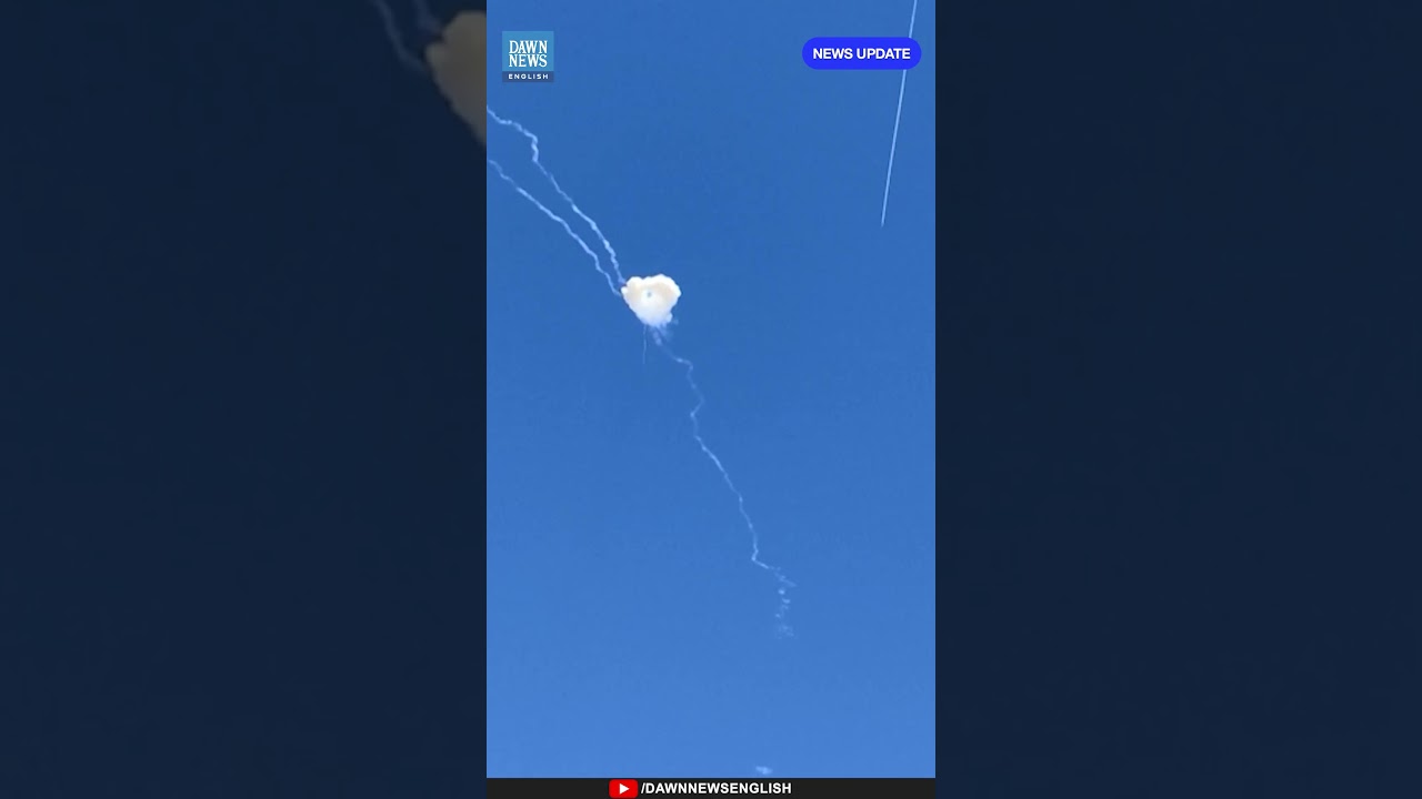 Israel Intercepts Missiles Above Hadera | US-Israel War On Iran
