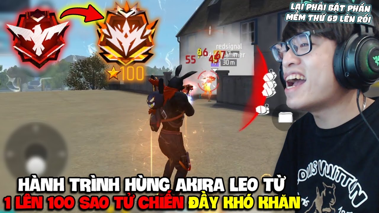 HÙNG AKIRA BẬT DATE ĐỐI ĐẦU CAO THỦ VÀ HÀNH TRÌNH GÁNH TEAM LEO RANK 100 SAO TỬ CHIẾN ĐẦY CẢM XÚC