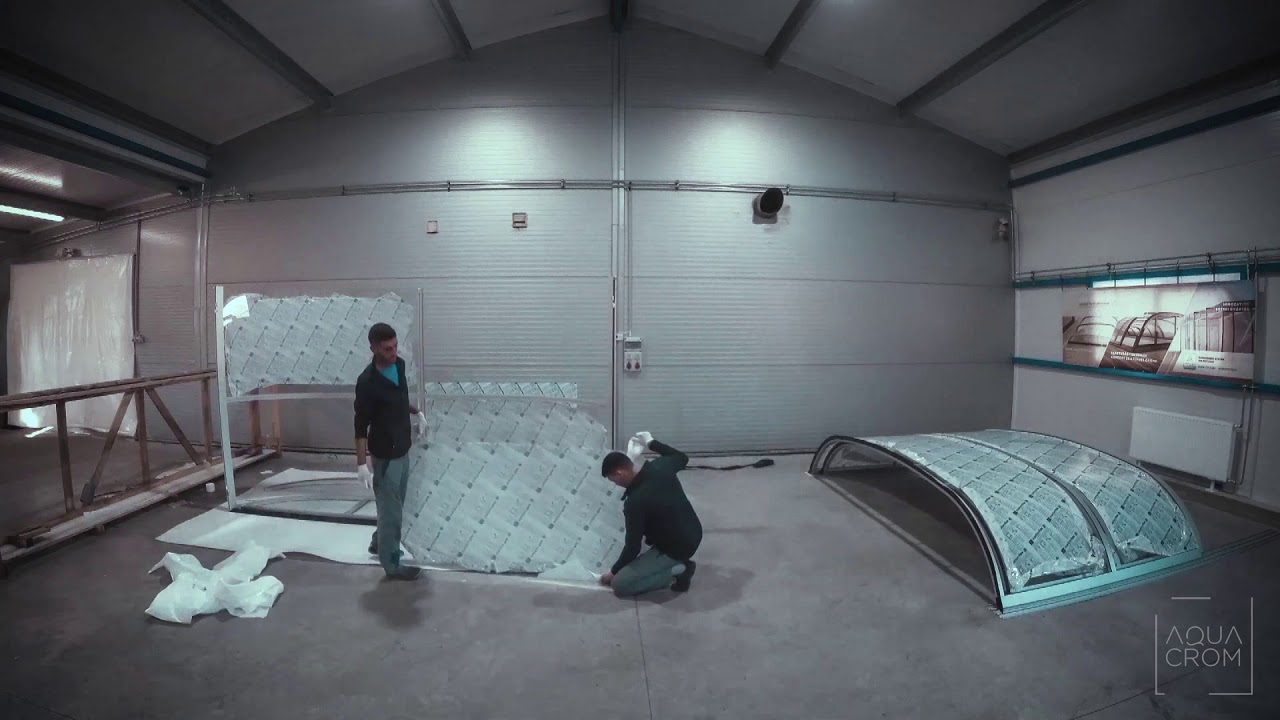 Dobozos medencefedés összeszerelése - timelapse videó