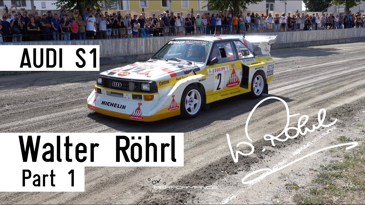 Walter Röhrl Audi S1 Sandbahn Plattling Olympia Rallye 2022 Highlight RAW Part 1