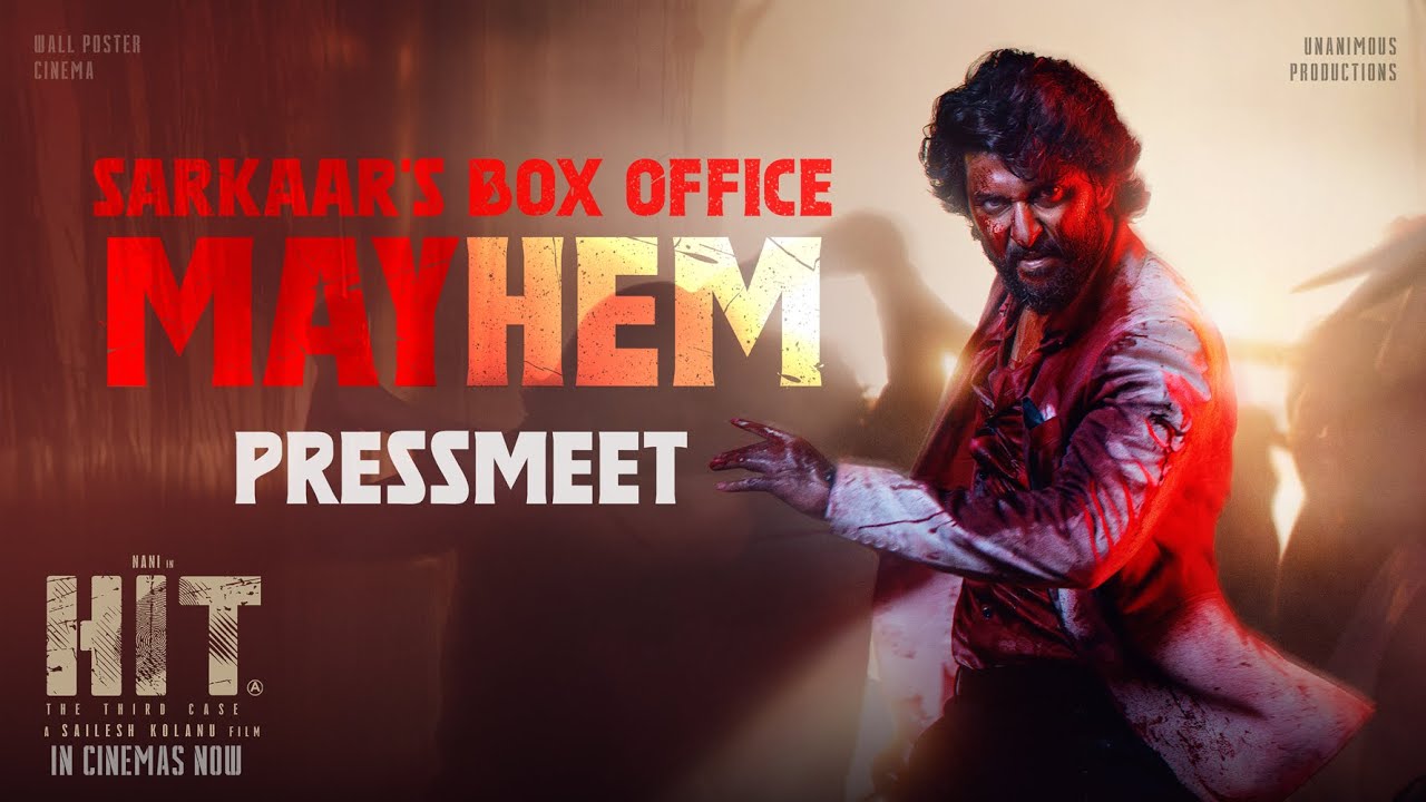 Sarkaar's Box Office Mayhem Pressmeet | Nani | Sailesh | Srinidhi | HIT3 | In Cinemas Now