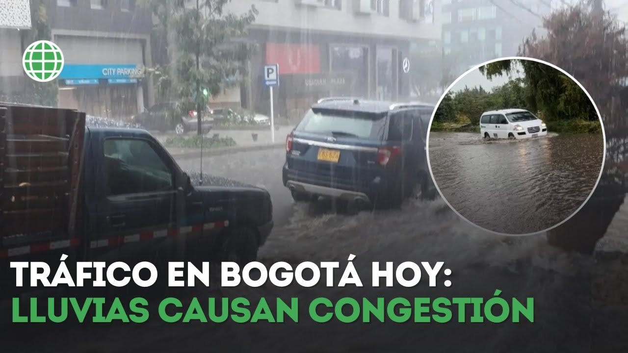 ¡Bogotá bajo el agua! Así quedaron las calles tras las lluvias