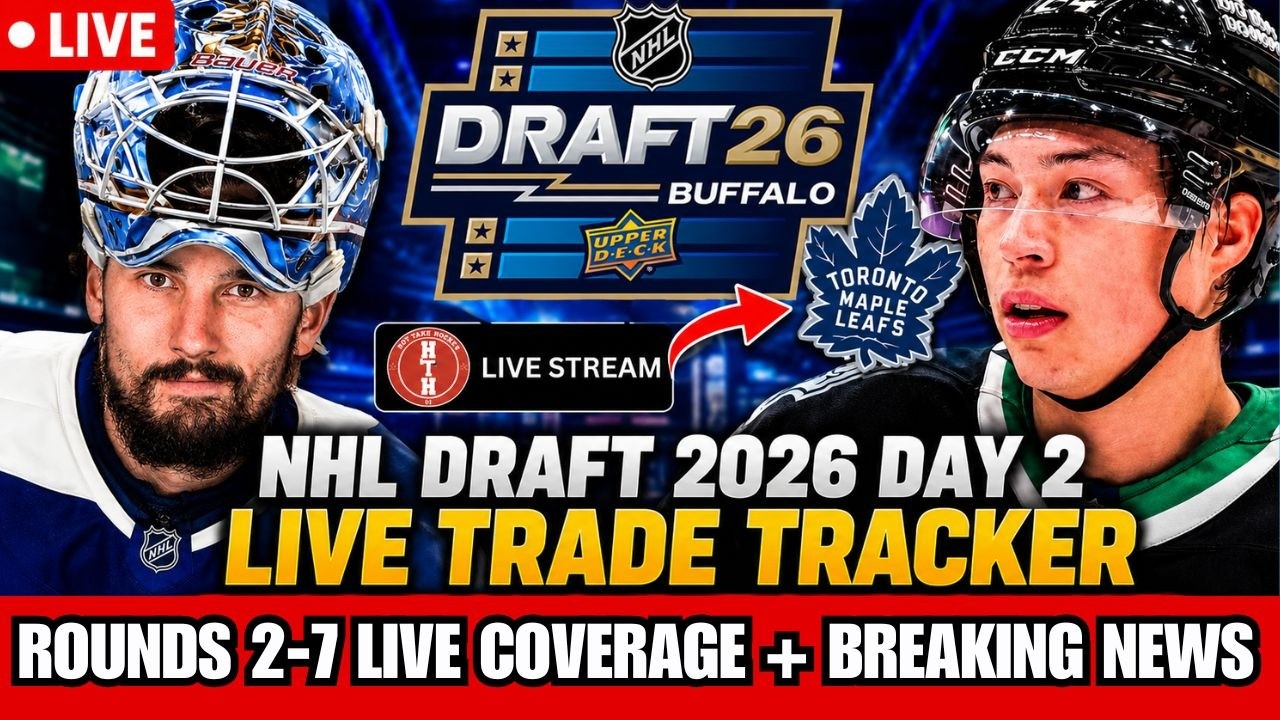2026 NHL Draft Day 2 LIVE 🔴 | Rounds 2-7 + LIVE Trade Tracker - BRANDON CARLO TRADED TO BLUES