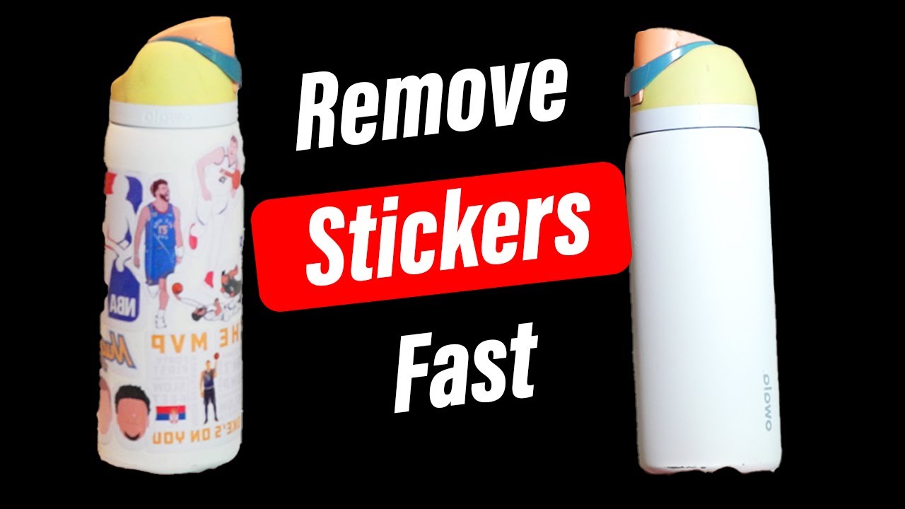 Get Stickers Off Metal Bottles in Minutes with This Simple Trick!