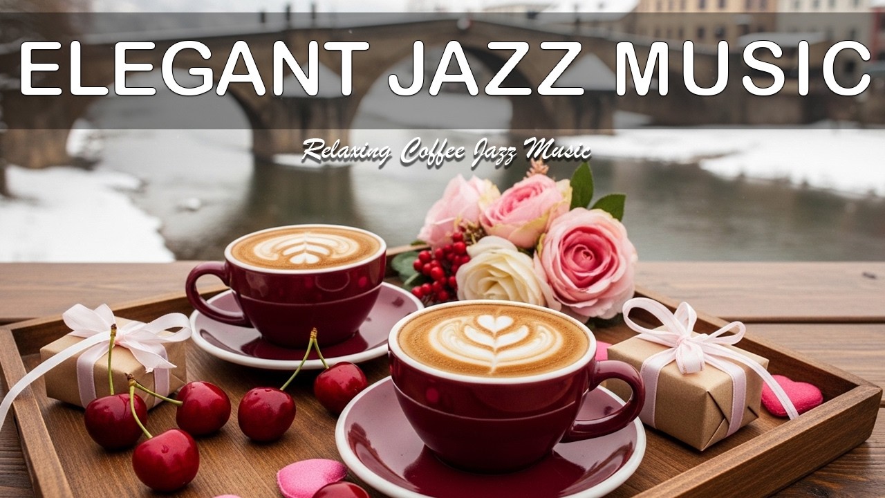 Elegant Jazz Music ☀️ Warm Coffee Bossa Nova Ambience for Peaceful Work & Positive Energy.