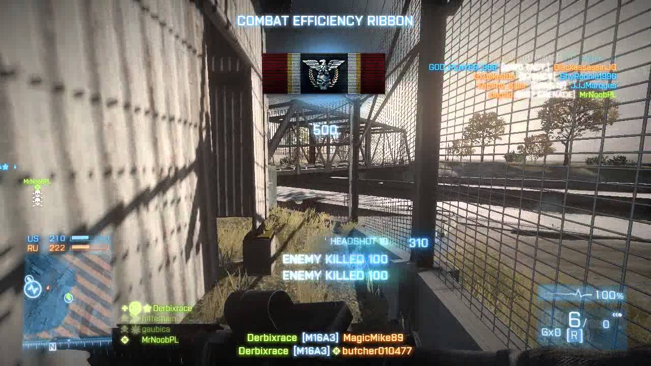 Battlefield 3 - Epic and intense Noshahr Canals TDM round (M16A3 & .44 Magnum gameplay)