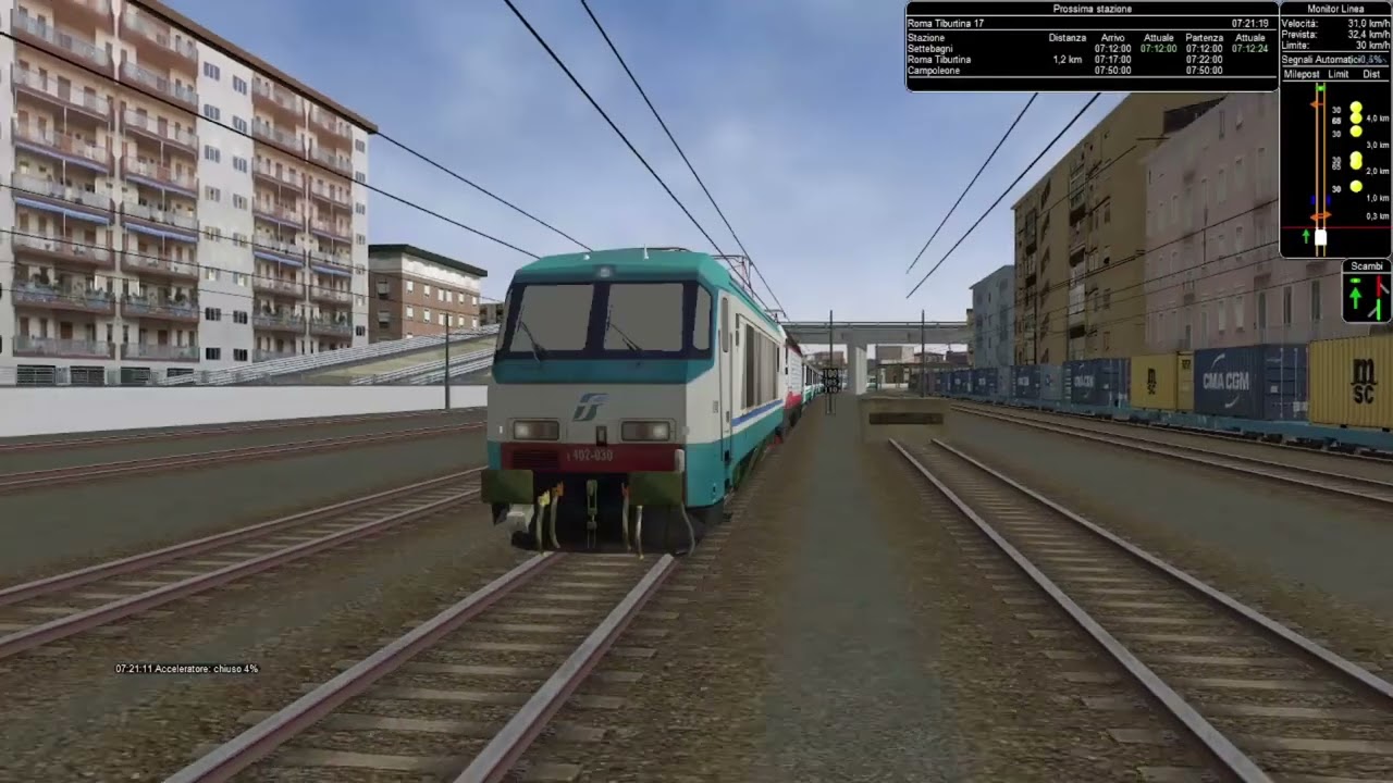 OPEN RAILS ACTIVITY - ICN 797 TORINO P.N. - SALERNO | #10 (SETTEBAGNI - CAMPOLEONE)