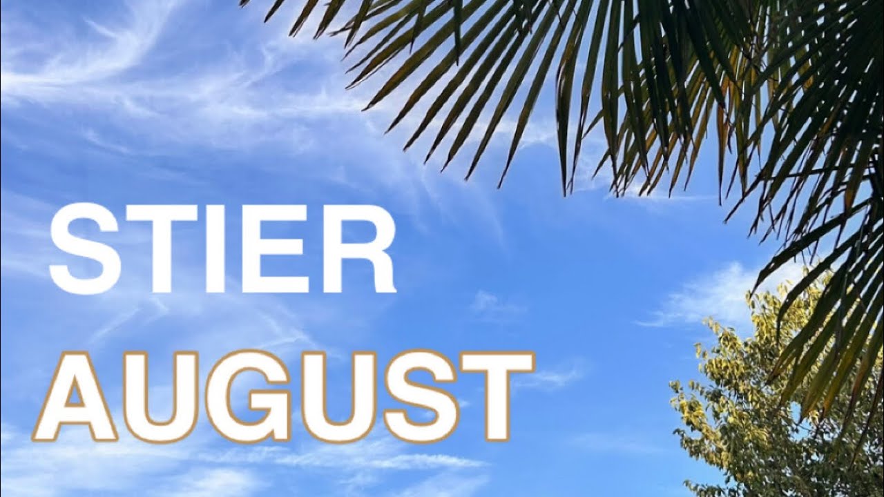 STIER AUGUST♉️Ein schicksalhafter Monat!💐👀