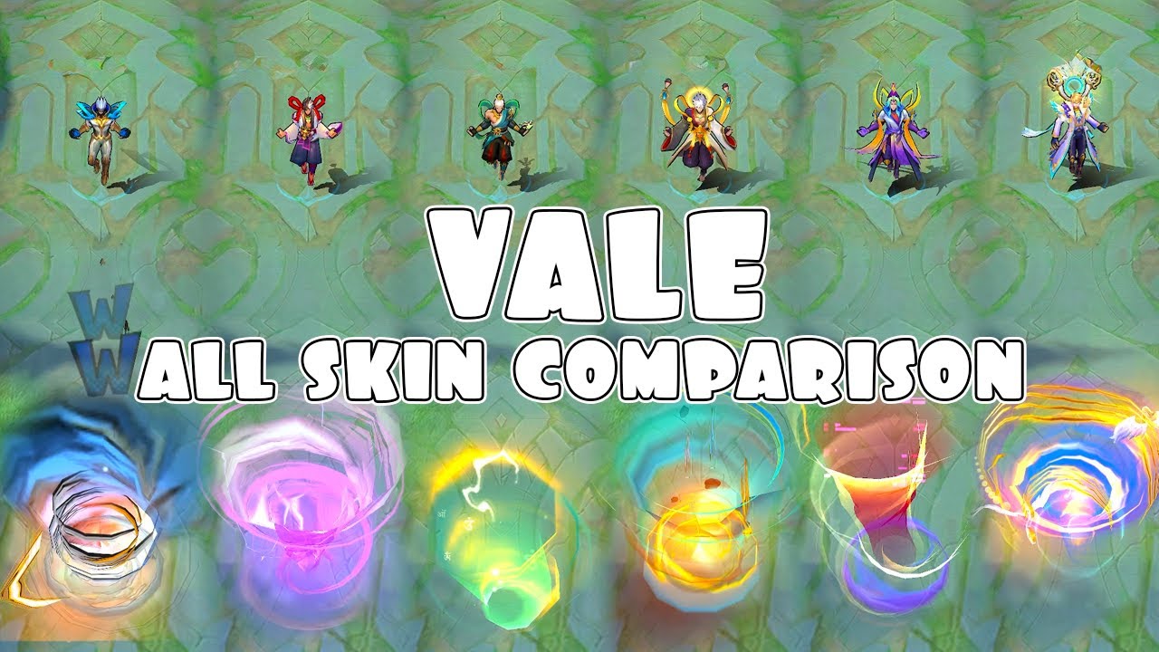 Vale All Skin Comparison