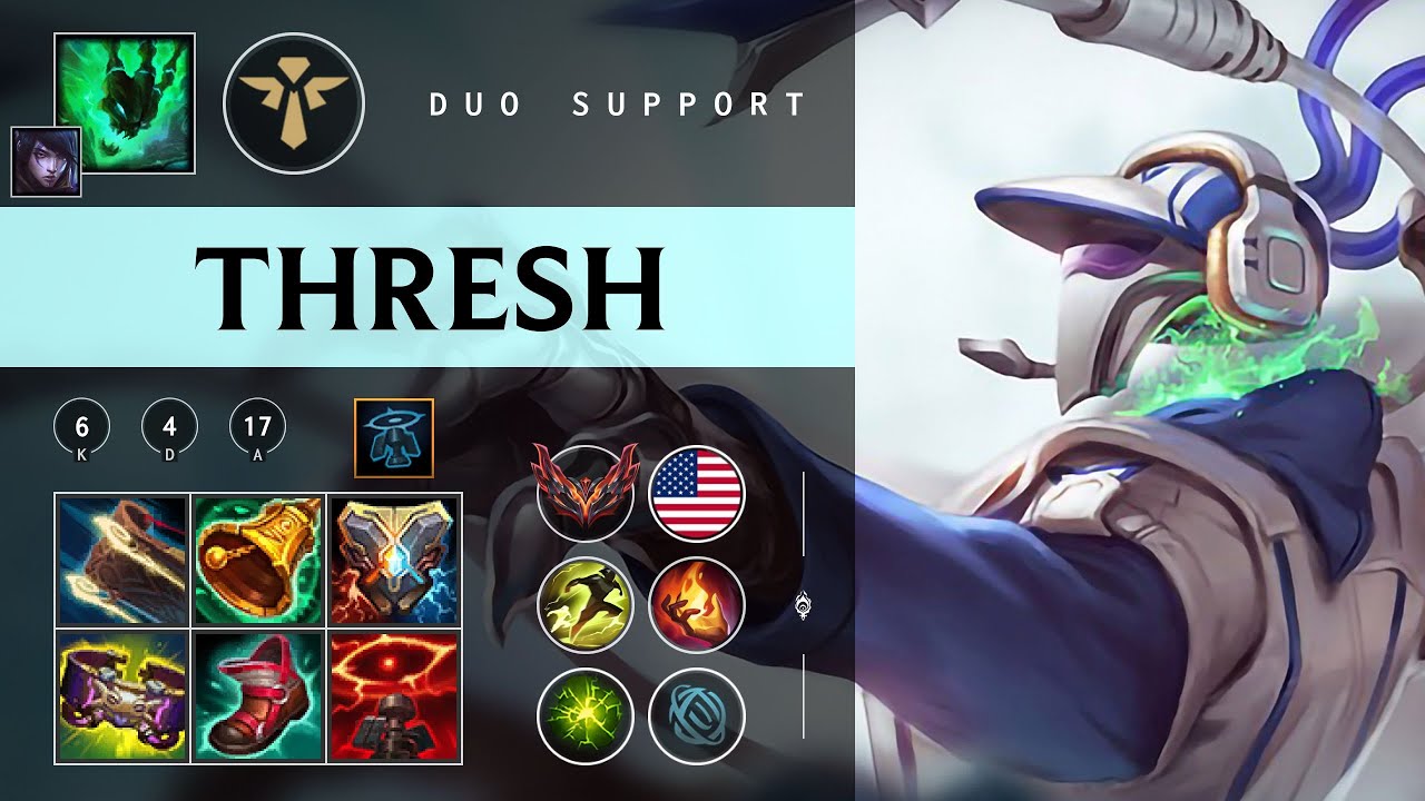 Thresh Support vs Ashe - NA Grandmaster Patch 26.01