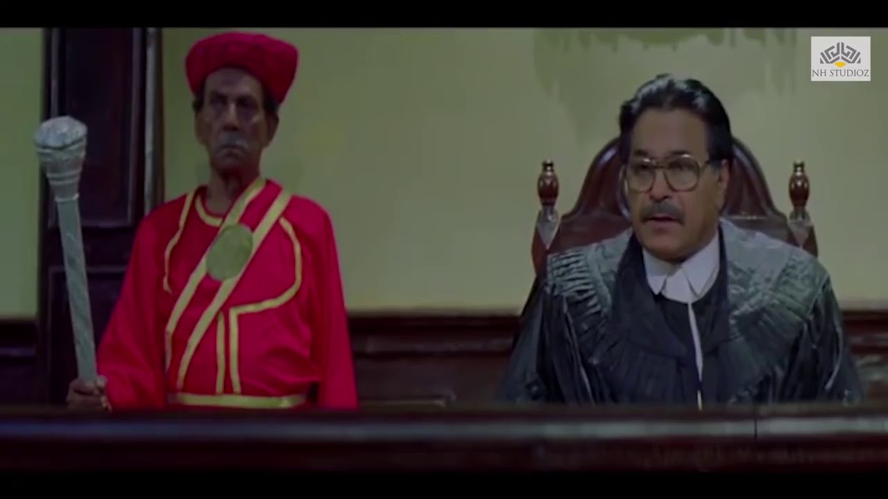 Johny Lever in Court Comedy Scene   Hitler Hindi Movie