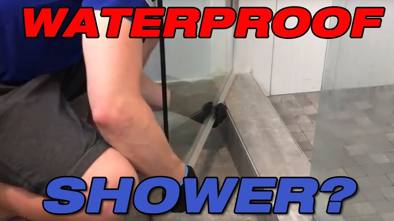 How to stop water spots on shower glass! (Installing GlassParency not Rain X)