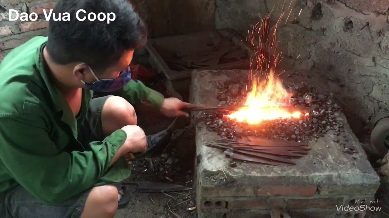Process of making Gyuto knives - Dao Vua
