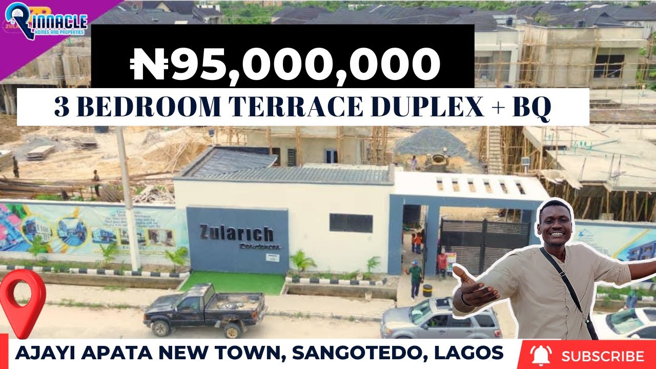 Inside The ZULARICH RESIDENCES Ajayi Apata Town Sangotedo: 3 Bedroom Terrace Duplex + BQ for sale