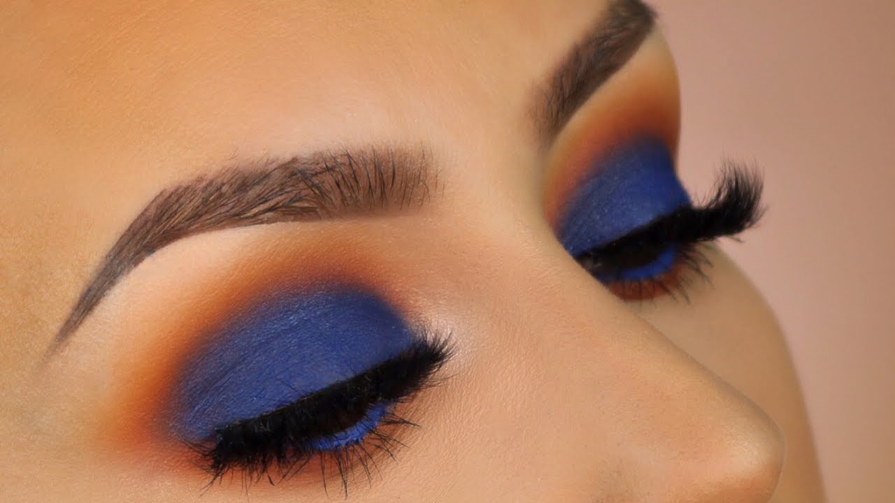 smokey blue eyeshadow tutorial l Mac Jacobs iconic palette