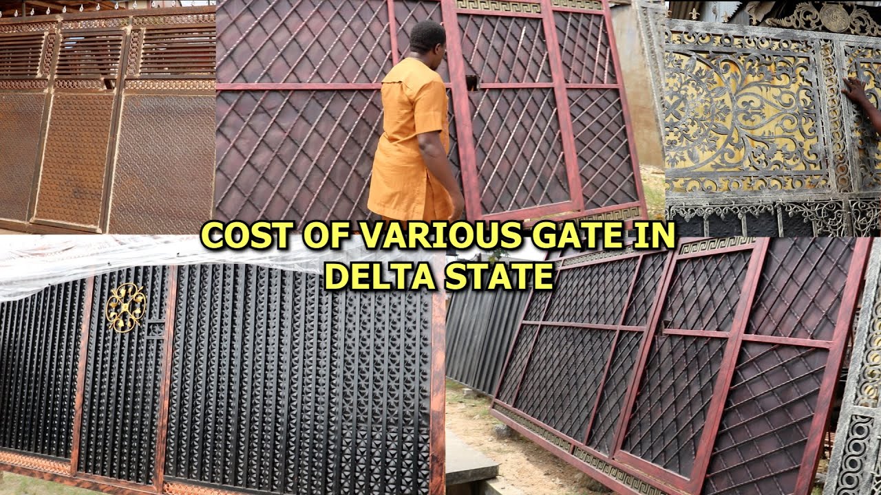 LATEST PRICE OF VARIOUS STEEL&WROUGHT IRON GATE ROLLING &BIBLE GATE BURGLARY HANDRAIL IN DELTA STATE