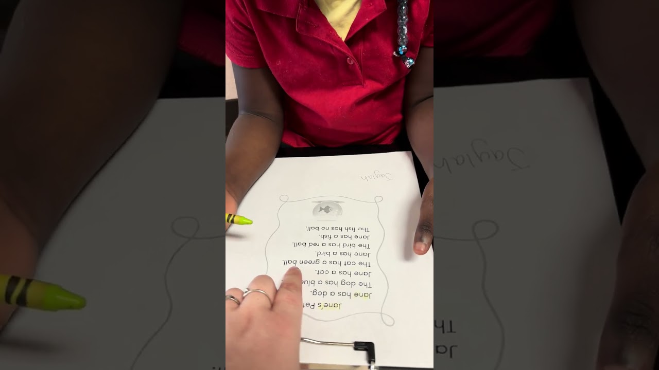 Jaylan’s short reading
